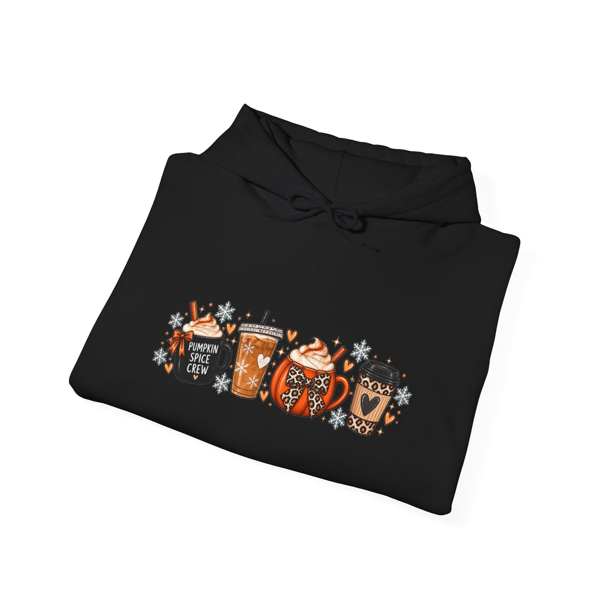 Pumpkin Spice Coffee Hoodie — Cute Fall Drink Graphic Sweatshirt
