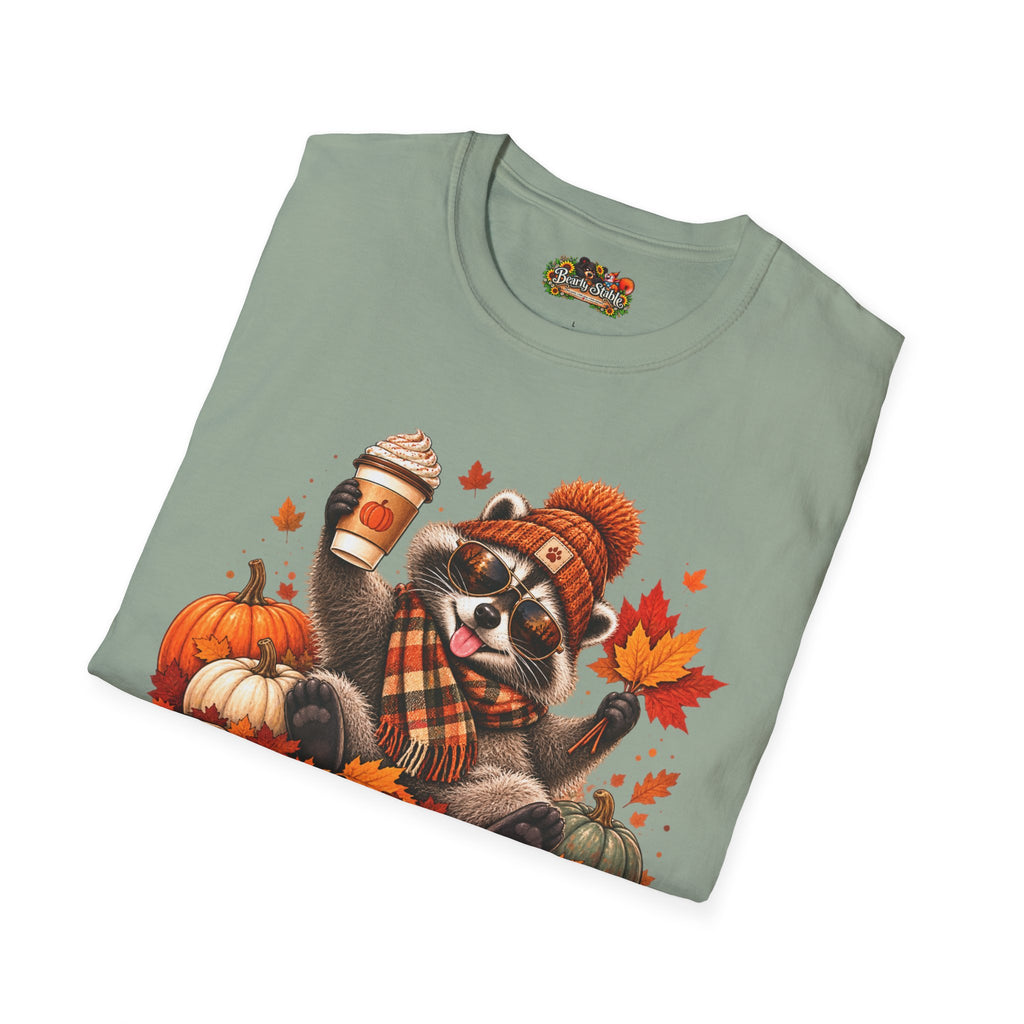 'Tis the Season Raccoon Fall Graphic Tee