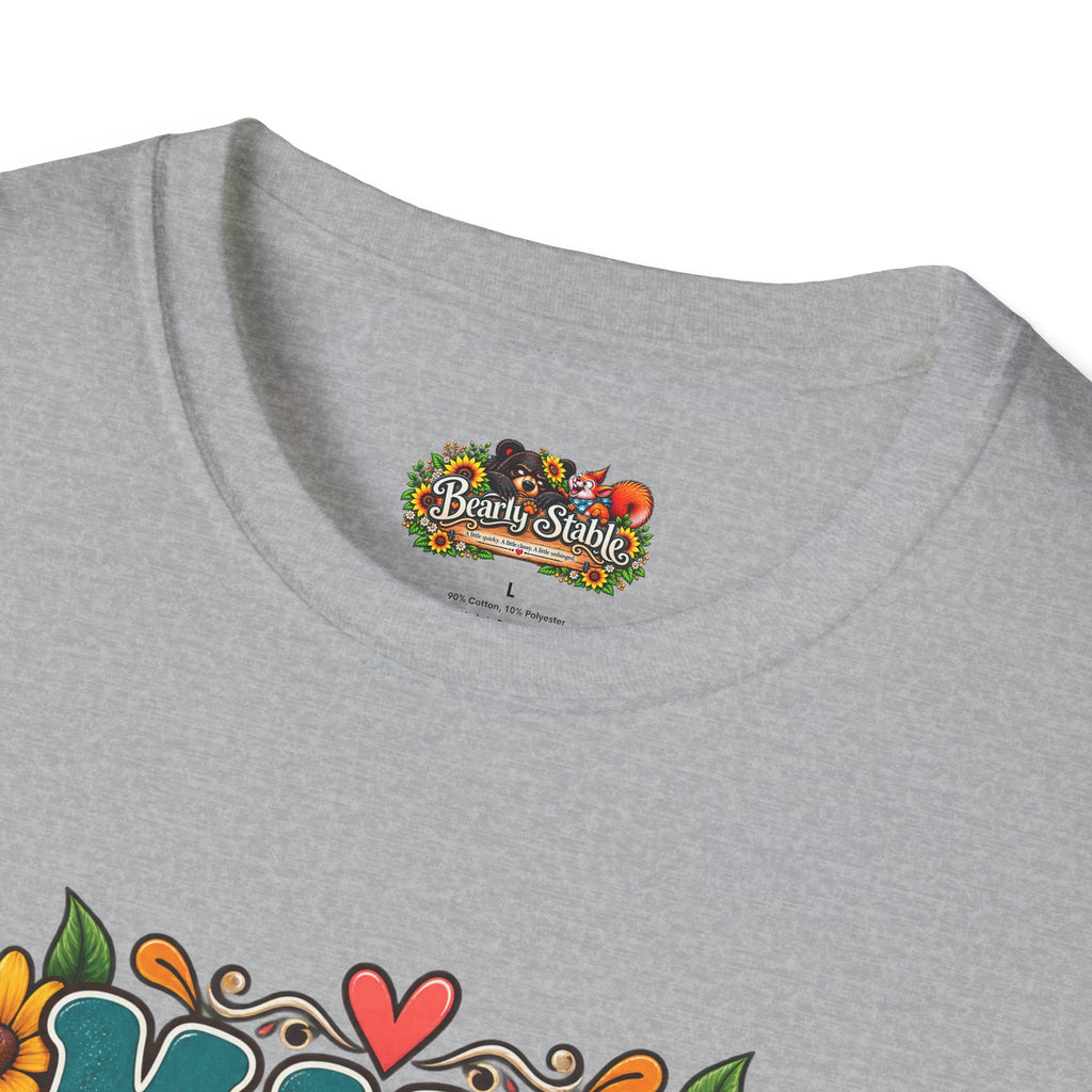 Make Love Not War T-Shirt — Retro Peace Sign Floral Tee