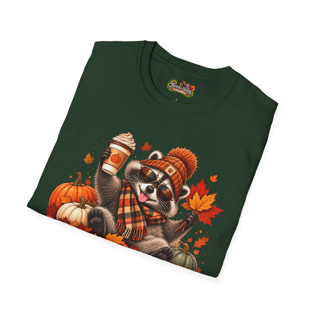 'Tis the Season Raccoon Fall Graphic Tee