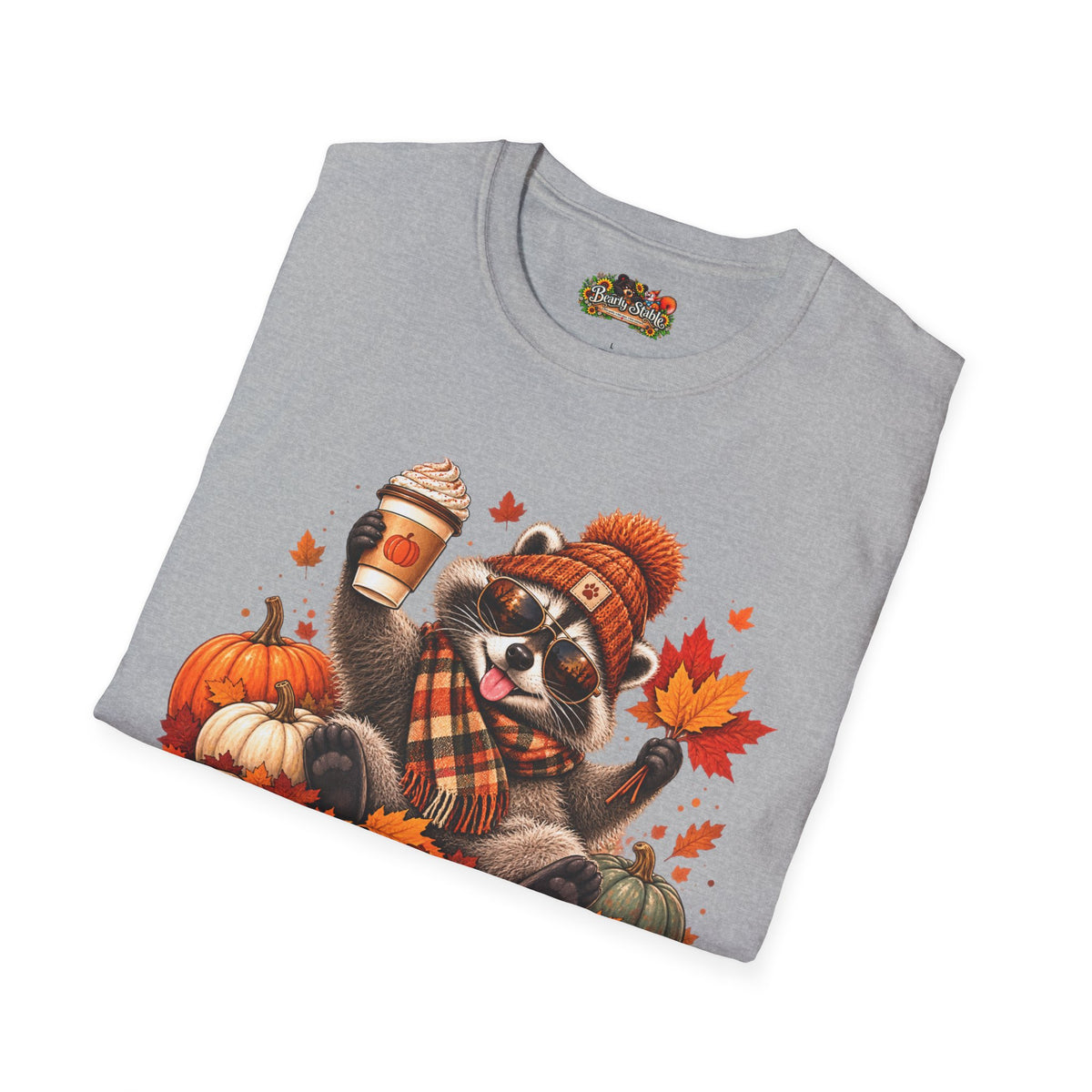 'Tis the Season Raccoon Fall Graphic Tee