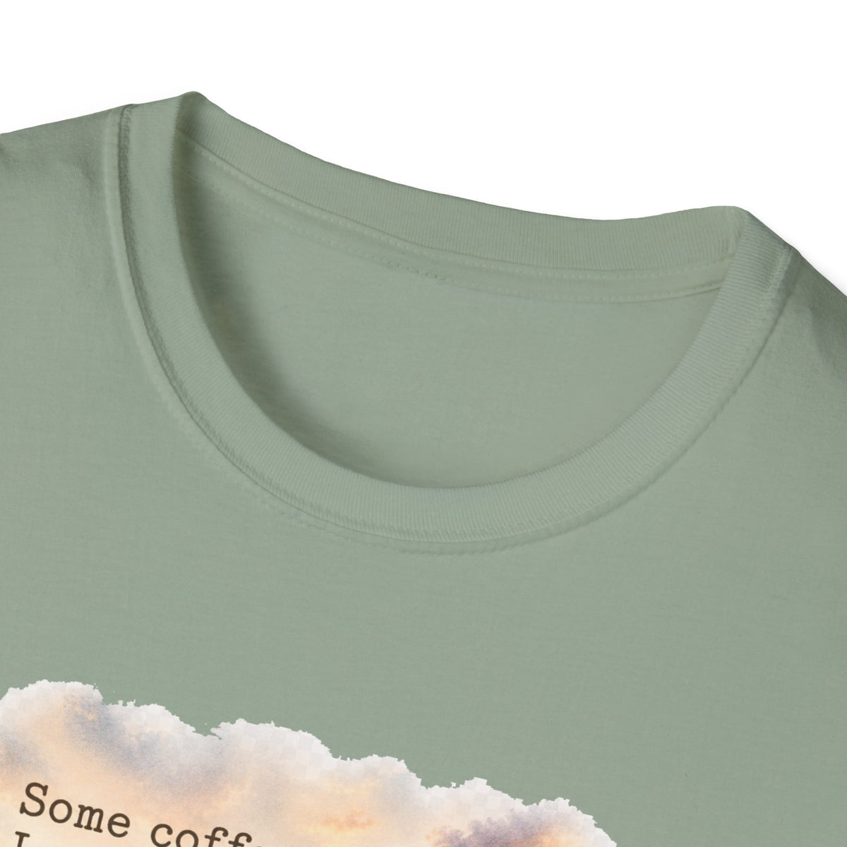 Beach Chair Tee - "Some coffee, Less People, More Magic" Relaxed Coastal T-Shirt