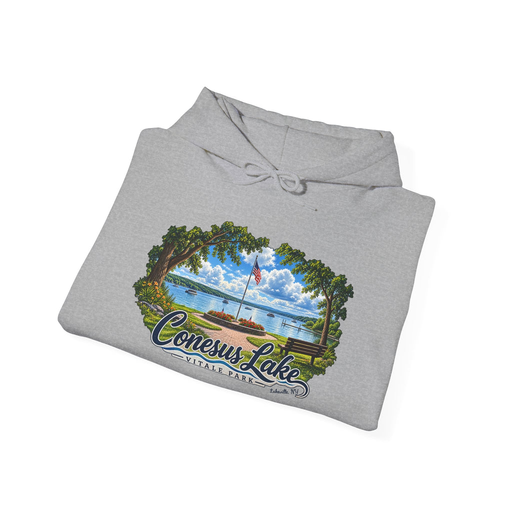 Conesus Lake Scenic Hoodie