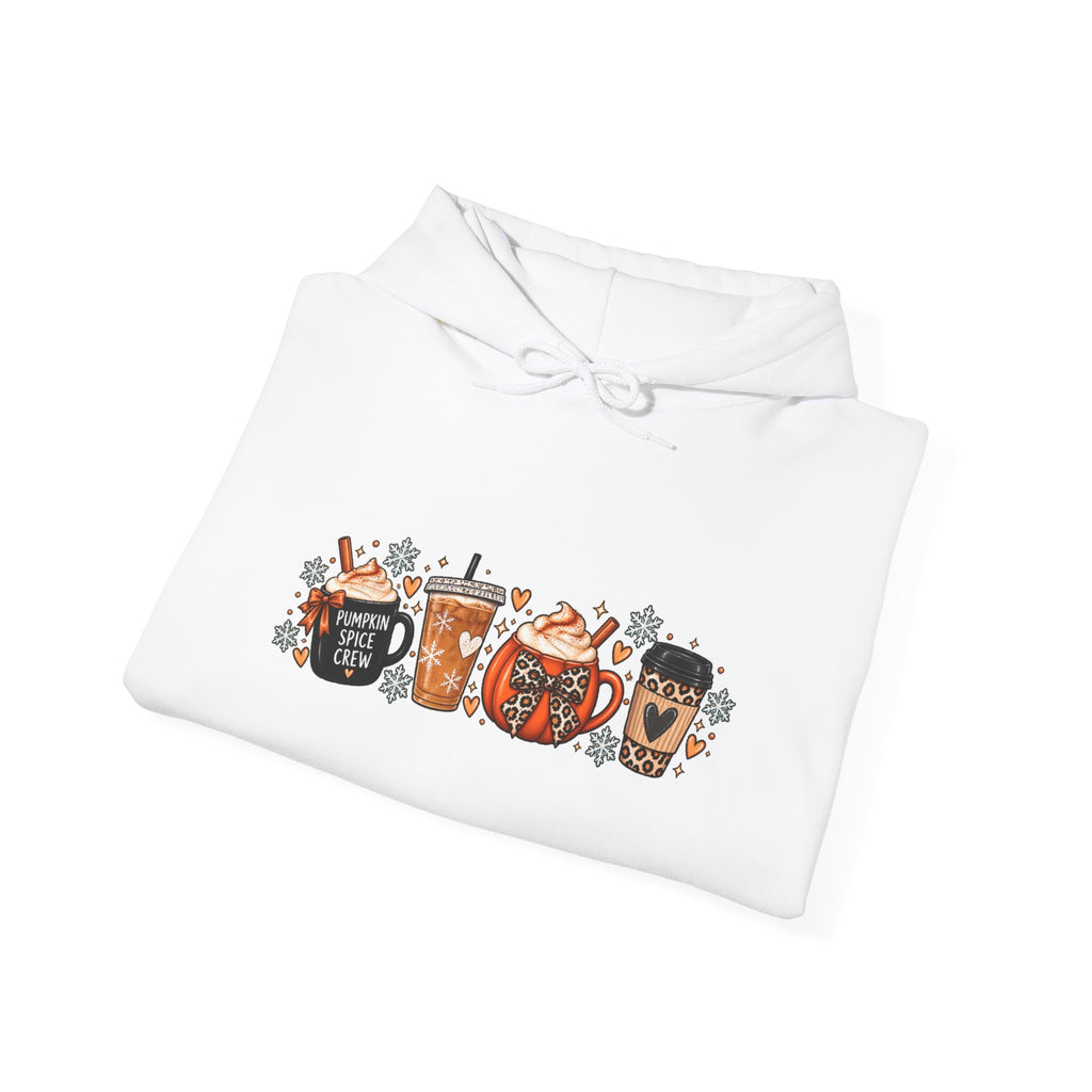 Pumpkin Spice Coffee Hoodie — Cute Fall Drink Graphic Sweatshirt