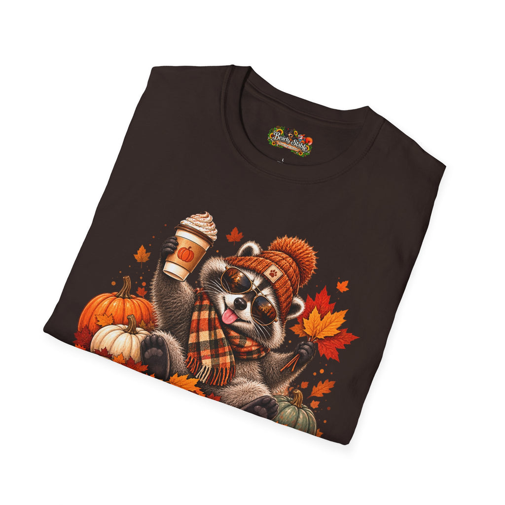 'Tis the Season Raccoon Fall Graphic Tee