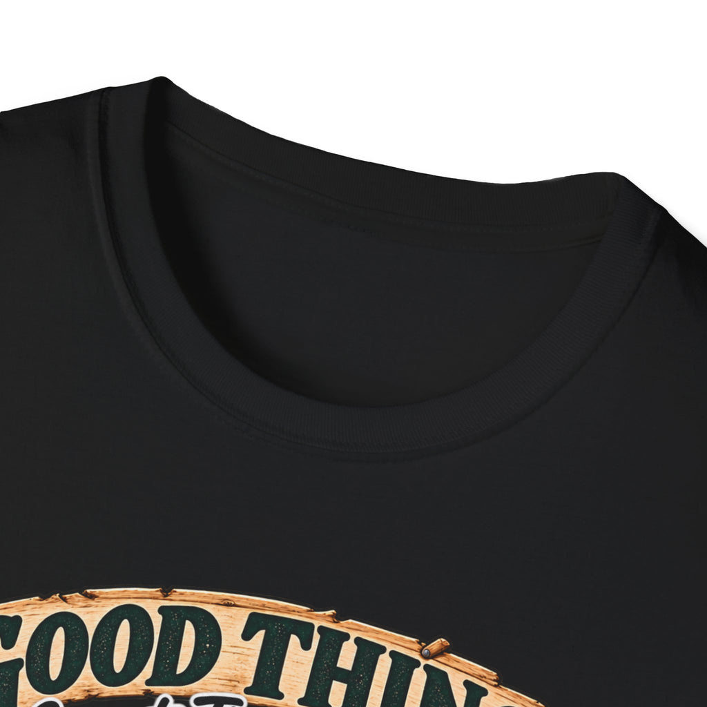 Fishing T-Shirt — "Good Things Come to Those Who Bait" Vintage Angler Tee