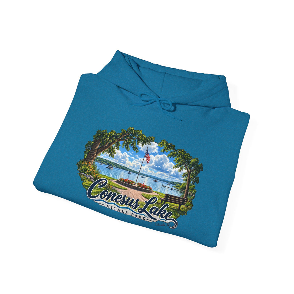 Conesus Lake Scenic Hoodie