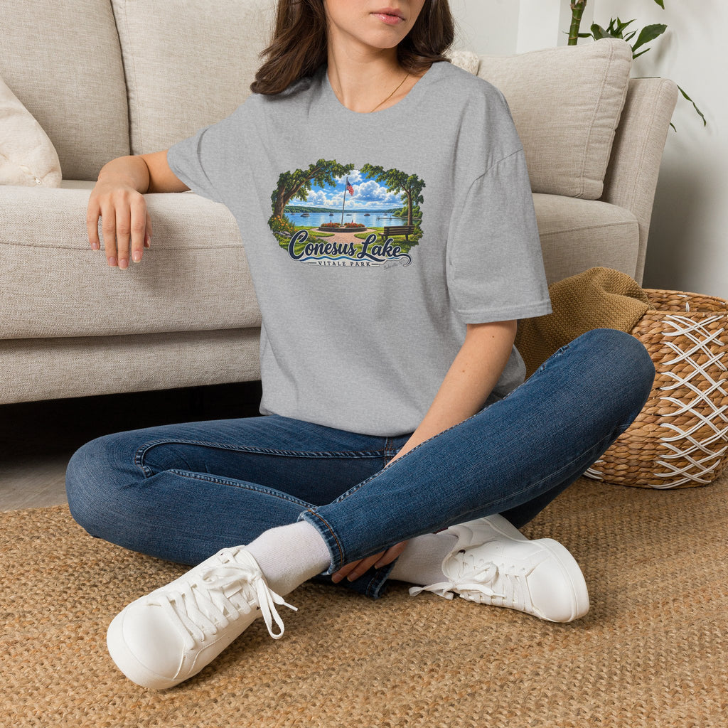Conesus Lake Vintage Scenic T-Shirt