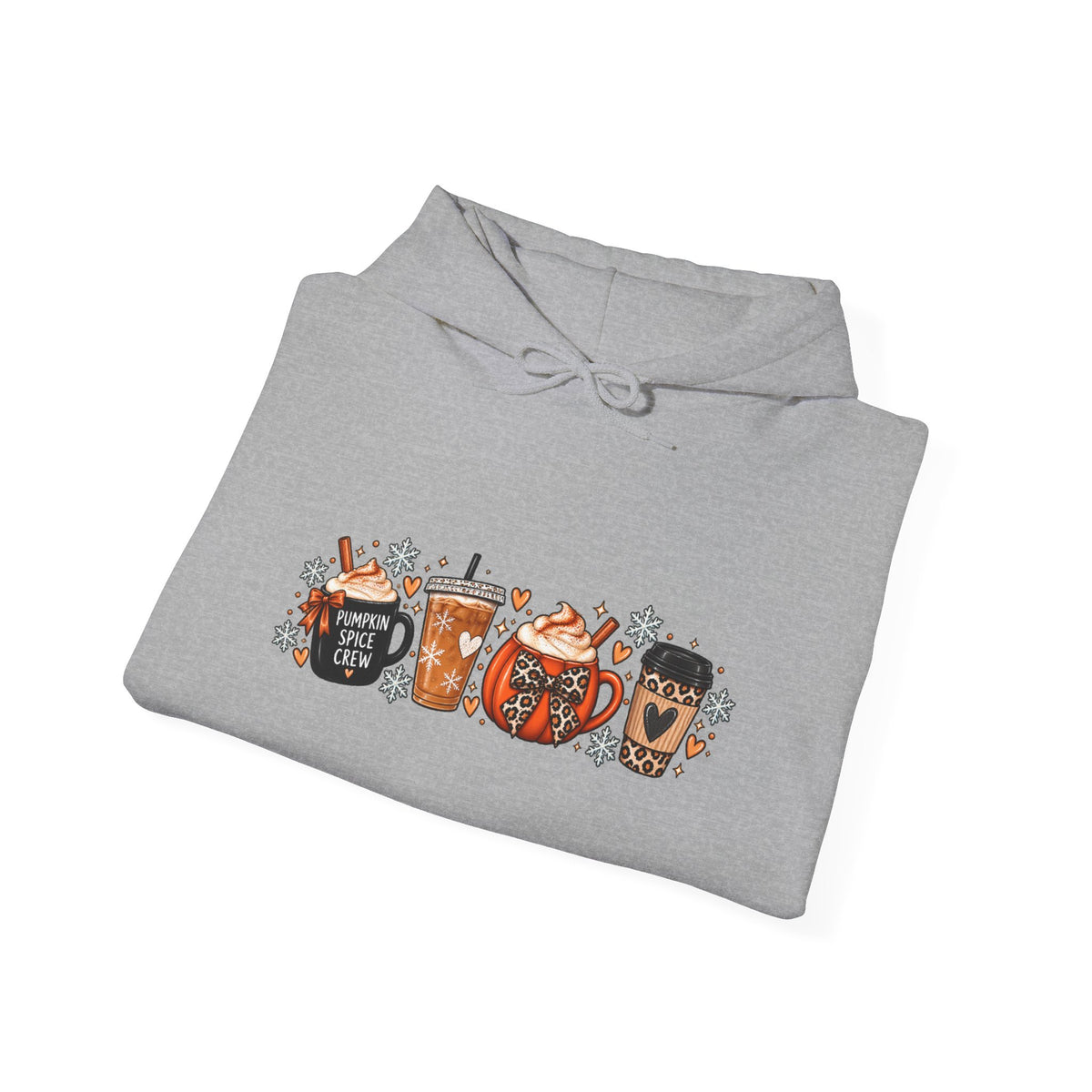 Pumpkin Spice Coffee Hoodie — Cute Fall Drink Graphic Sweatshirt