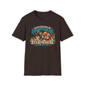 T-Shirt — "Leave Crumbs of Happiness Everywhere" Cute Woodland Animals Graphic Tee