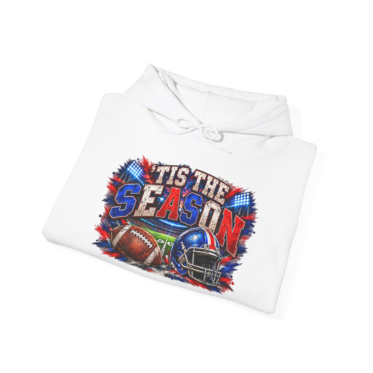 Tis The Season Football Hoodie –Sports Fan Pullover
