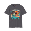 Baking Is My Therapy T-Shirt — Cute Baking Bear and Squirrel Chef Graphic Tee