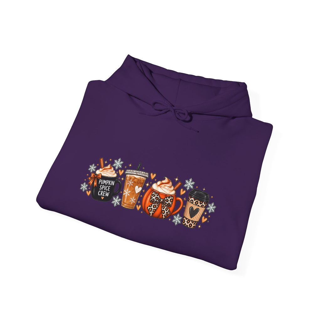 Fall Coffee Hoodie — Cute Pumpkin & Mug Fall Graphic Hoodie