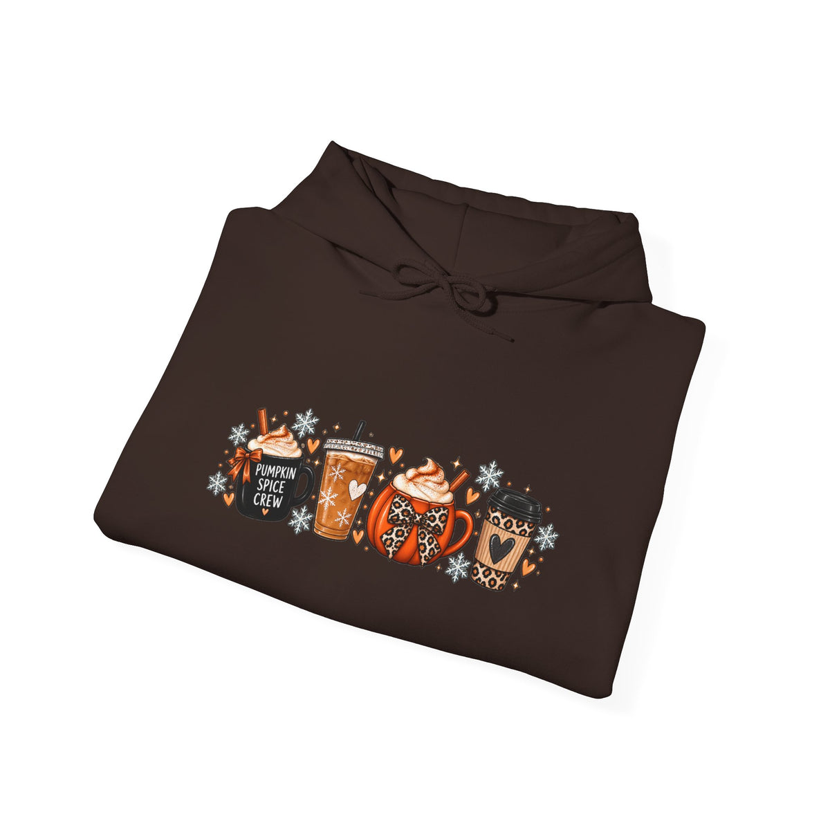 Pumpkin Spice Coffee Hoodie — Cute Fall Drink Graphic Sweatshirt