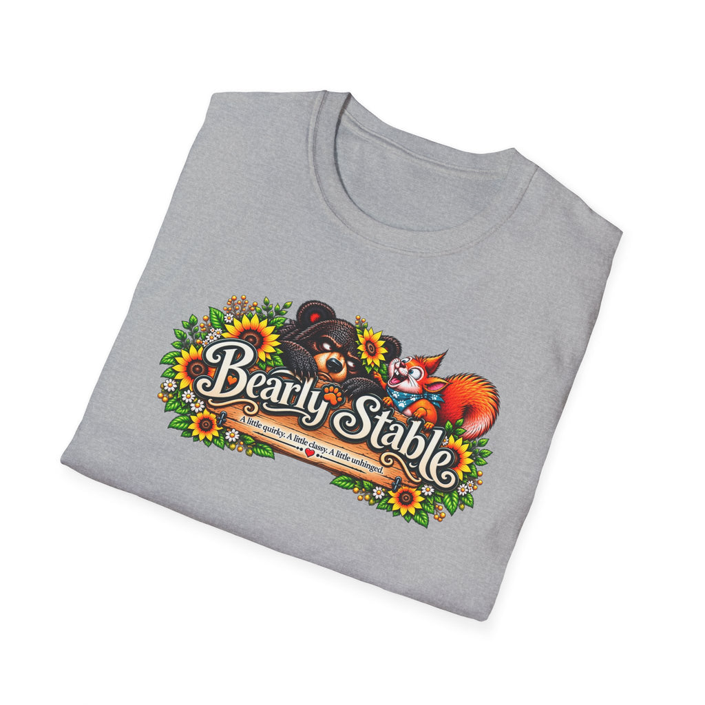 Bearly Stable Floral Graphic Tee