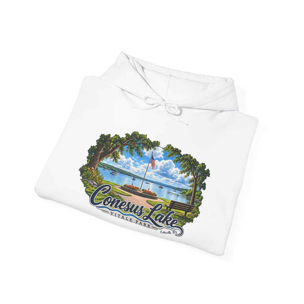 Conesus Lake Scenic Hoodie