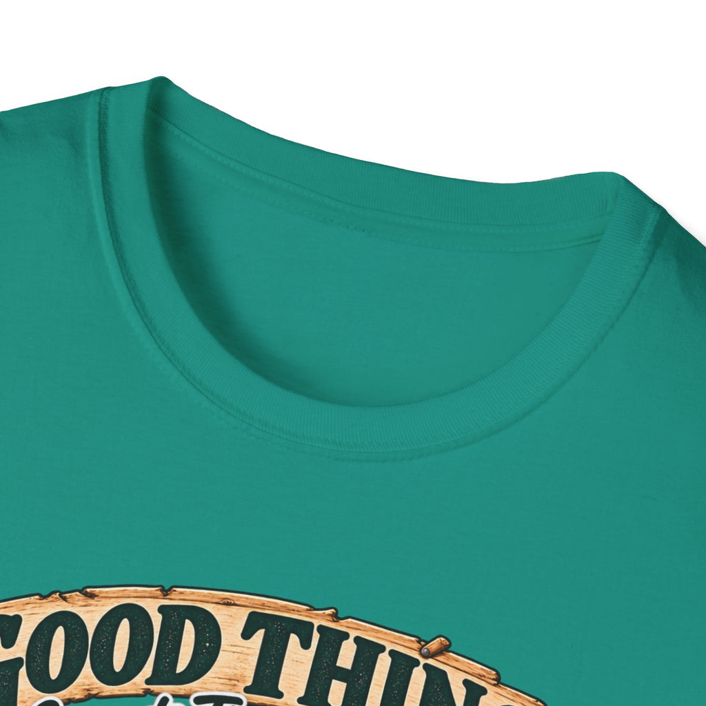 Fishing T-Shirt — "Good Things Come to Those Who Bait" Vintage Angler Tee
