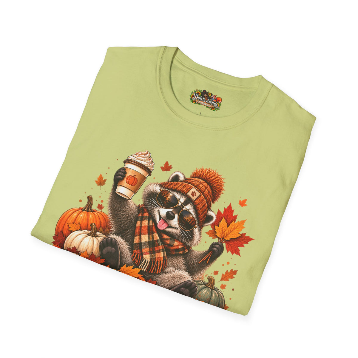 'Tis the Season Raccoon Fall Graphic Tee