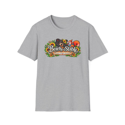 Bearly Stable Floral Graphic Tee