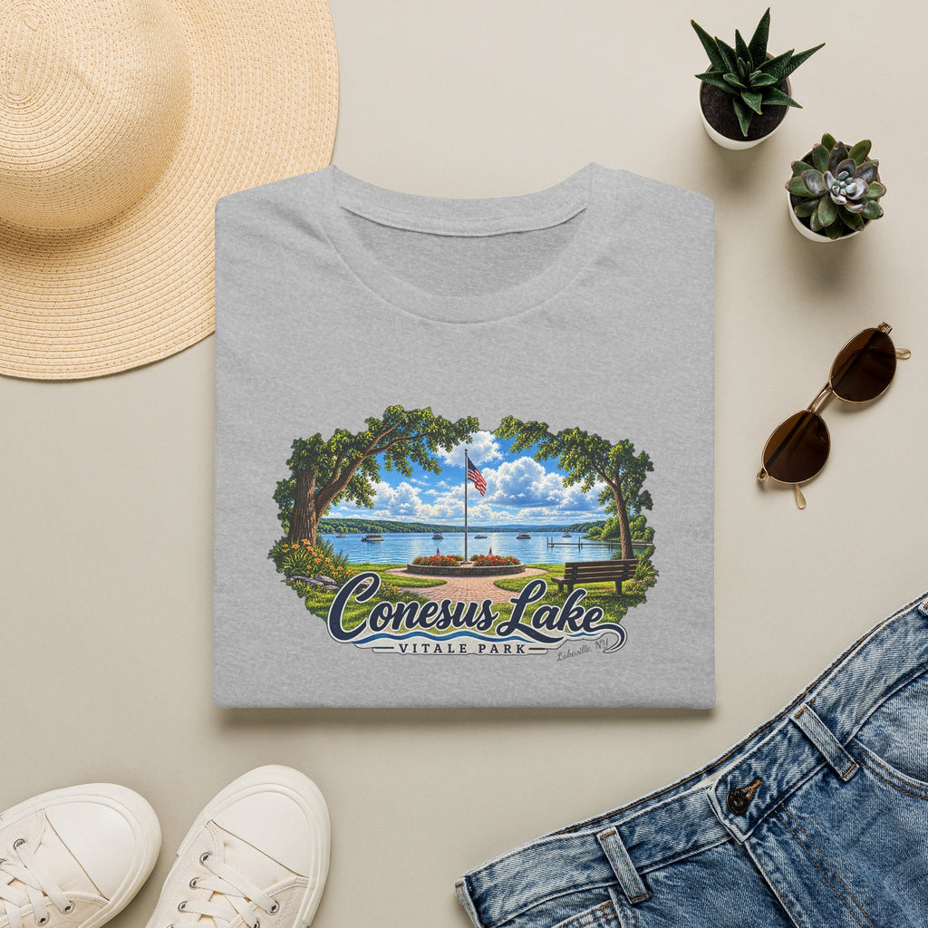 Conesus Lake Vintage Scenic T-Shirt