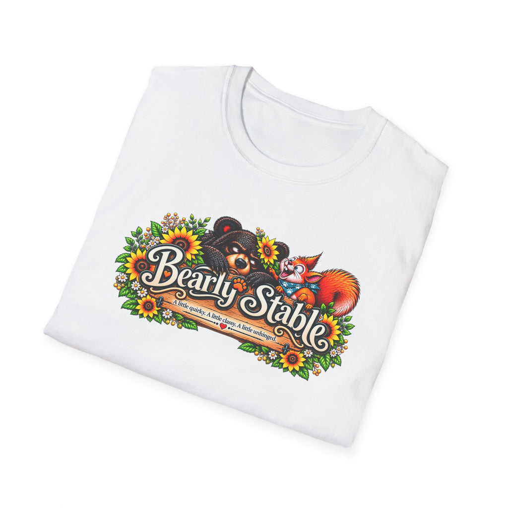 Bearly Stable Floral Graphic Tee