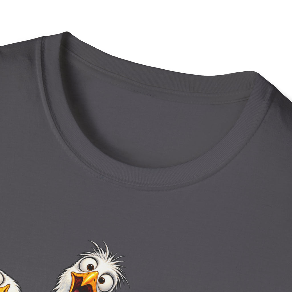 Stay Weird Seagulls T-Shirt — Funny Beach Crew Tee