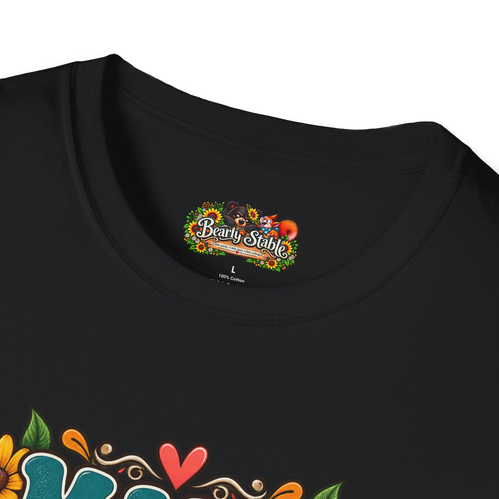 Make Love Not War T-Shirt — Retro Peace Sign Floral Tee