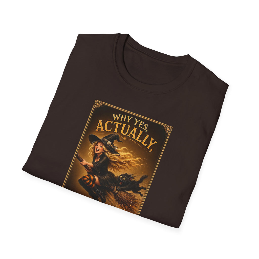 Witchy Vintage Tee — "Why Yes, Actually, I Can Drive a Stick"