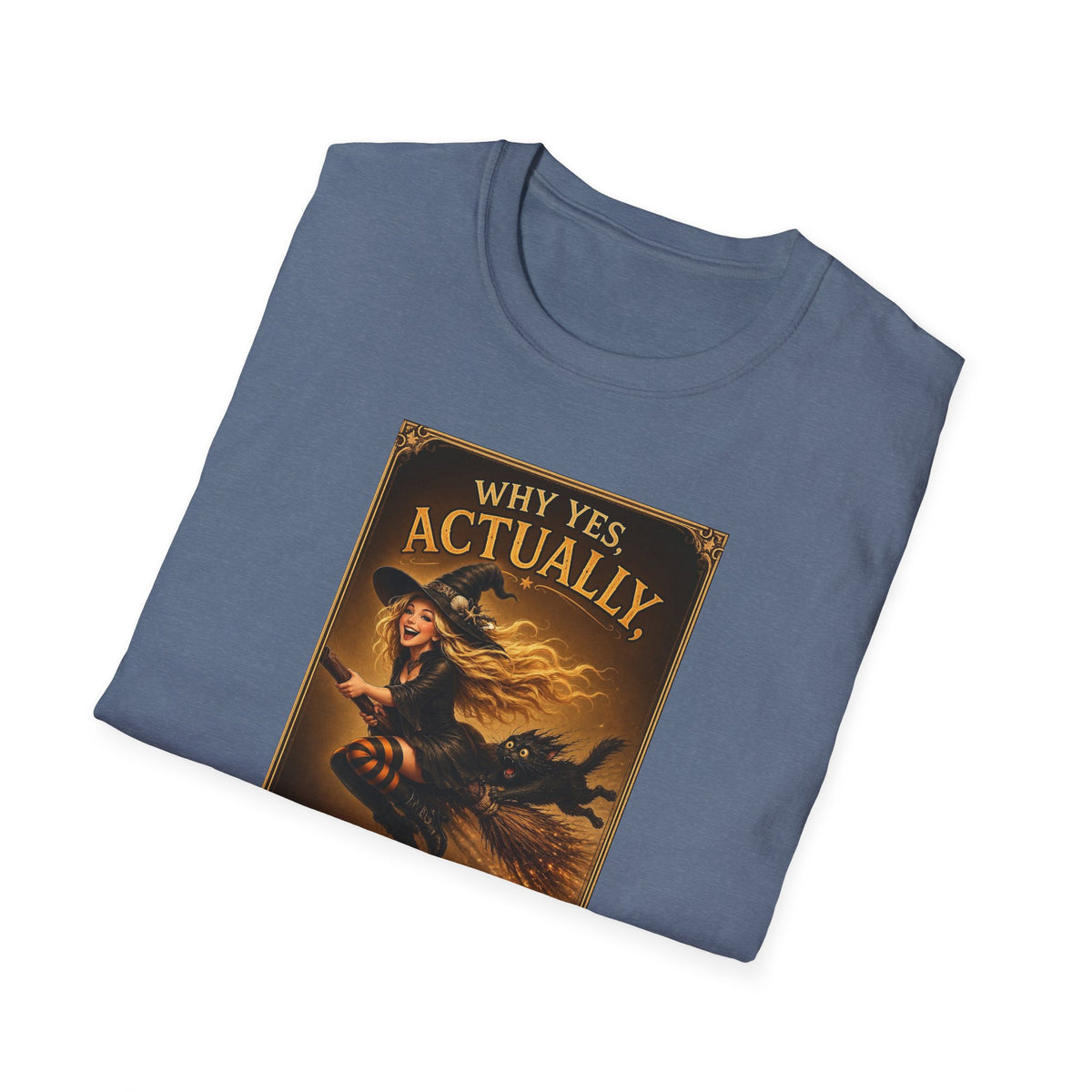 Witchy Vintage Tee — "Why Yes, Actually, I Can Drive a Stick"