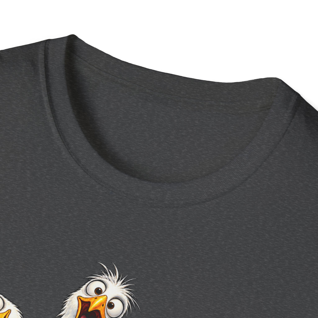 Stay Weird Seagulls T-Shirt — Funny Beach Crew Tee