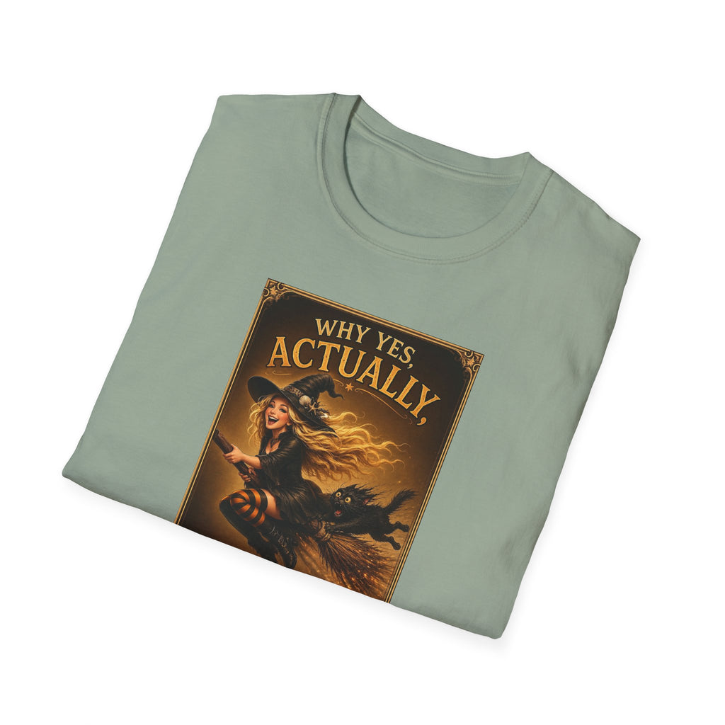 Witchy Vintage Tee — "Why Yes, Actually, I Can Drive a Stick"
