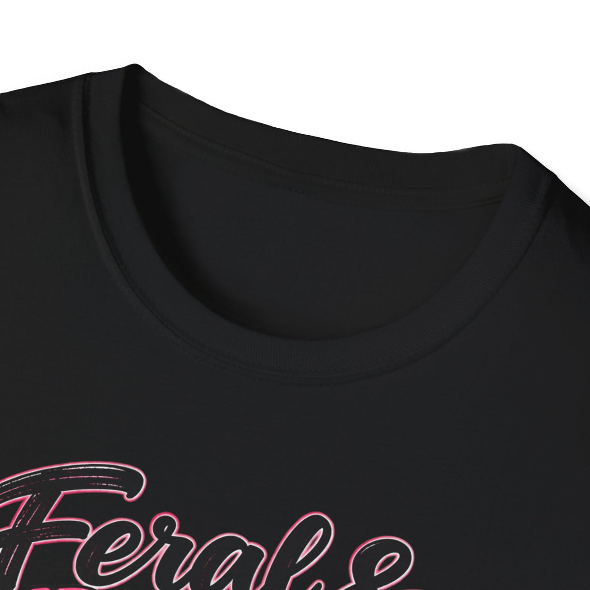 Feral & Supportive Raccoon Breast Cancer Awareness T-Shirt