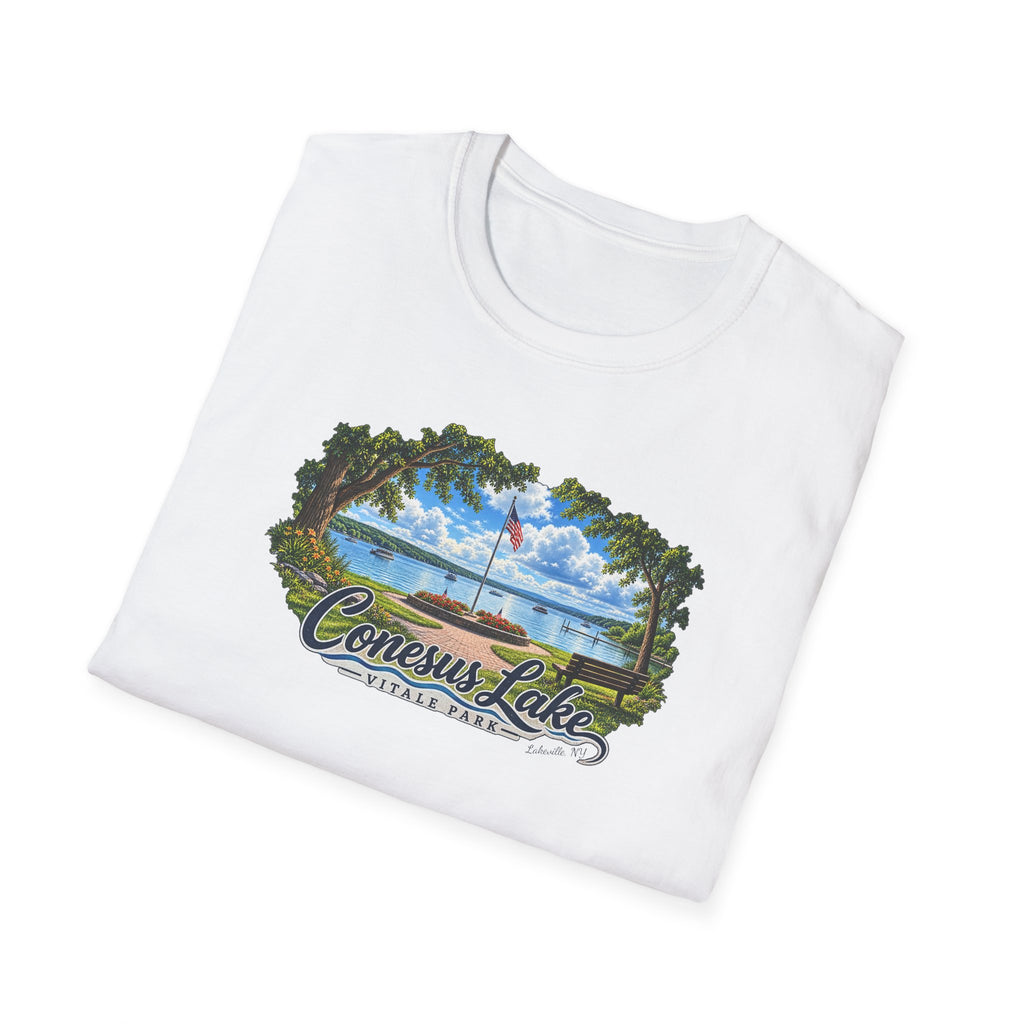 Conesus Lake Vintage Scenic T-Shirt