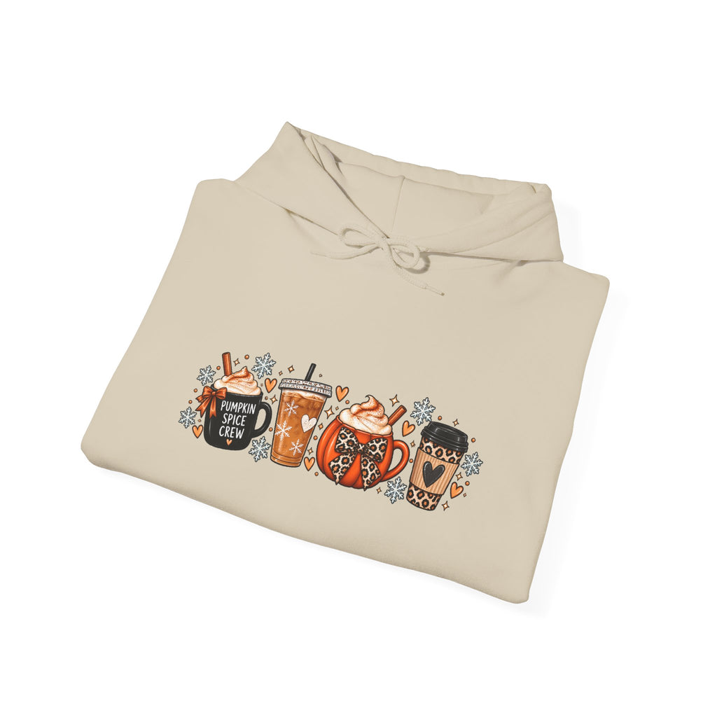 Pumpkin Spice Coffee Hoodie — Cute Fall Drink Graphic Sweatshirt