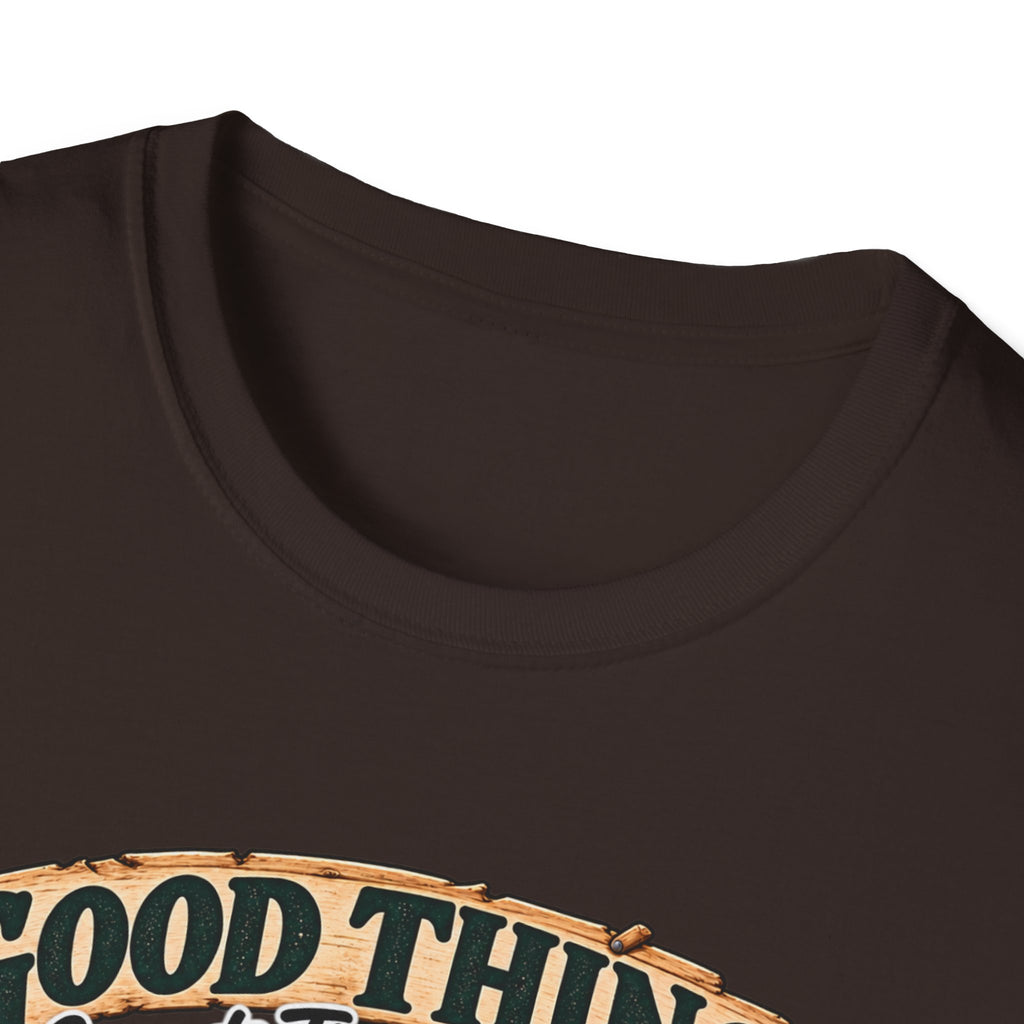 Fishing T-Shirt — "Good Things Come to Those Who Bait" Vintage Angler Tee