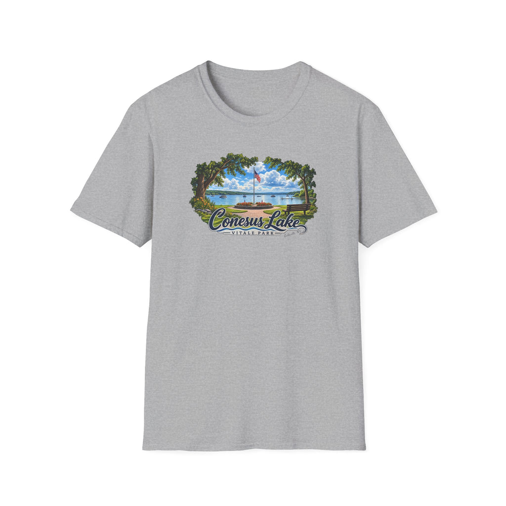 Conesus Lake Vintage Scenic T-Shirt