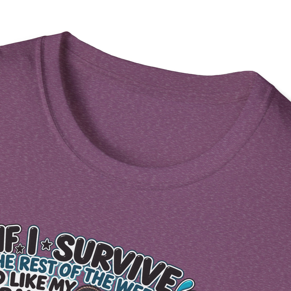 If I Survive the Rest of the Week Shirt | Bear with Coffee, Funny Quote Tee