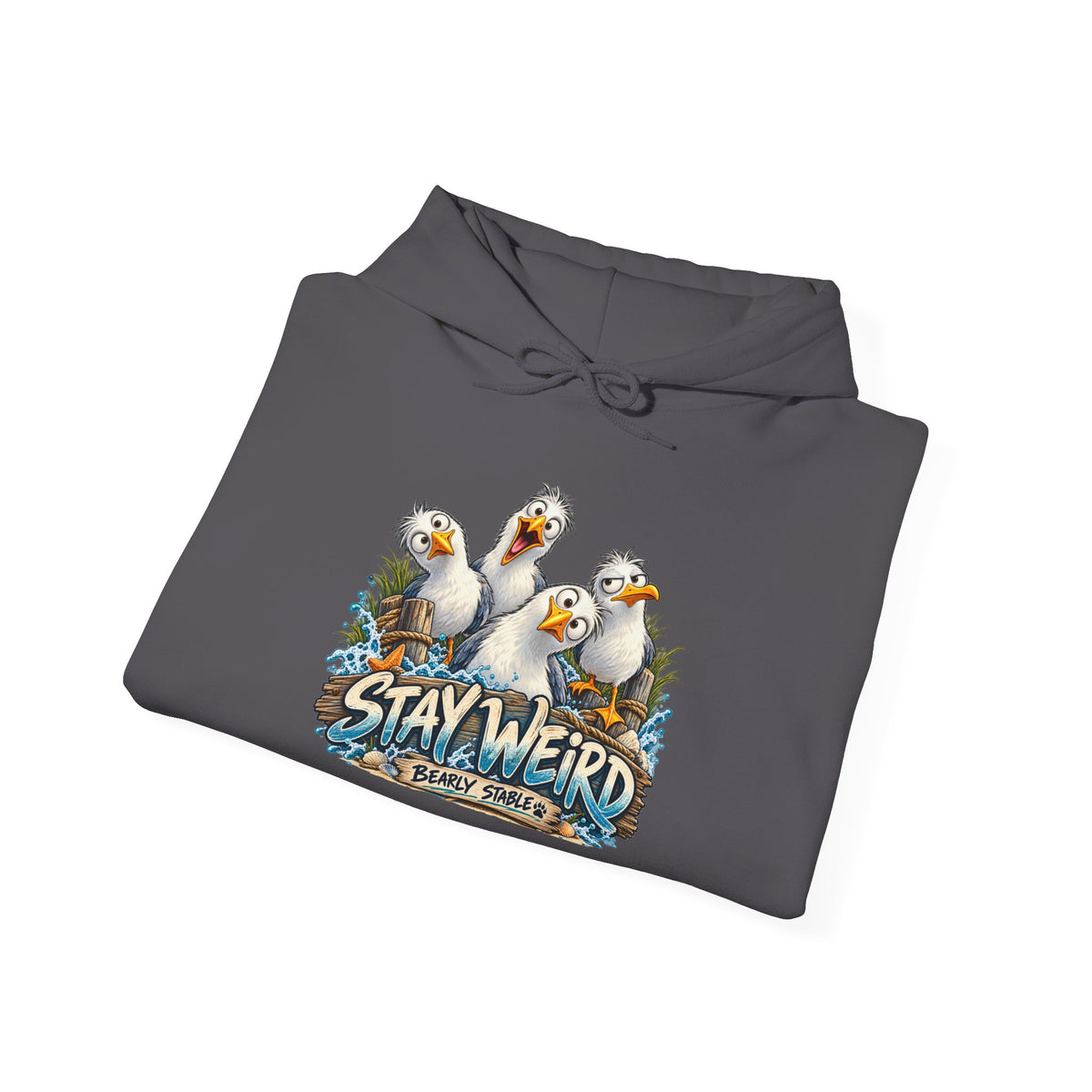 Stay Weird Seagull Hoodie