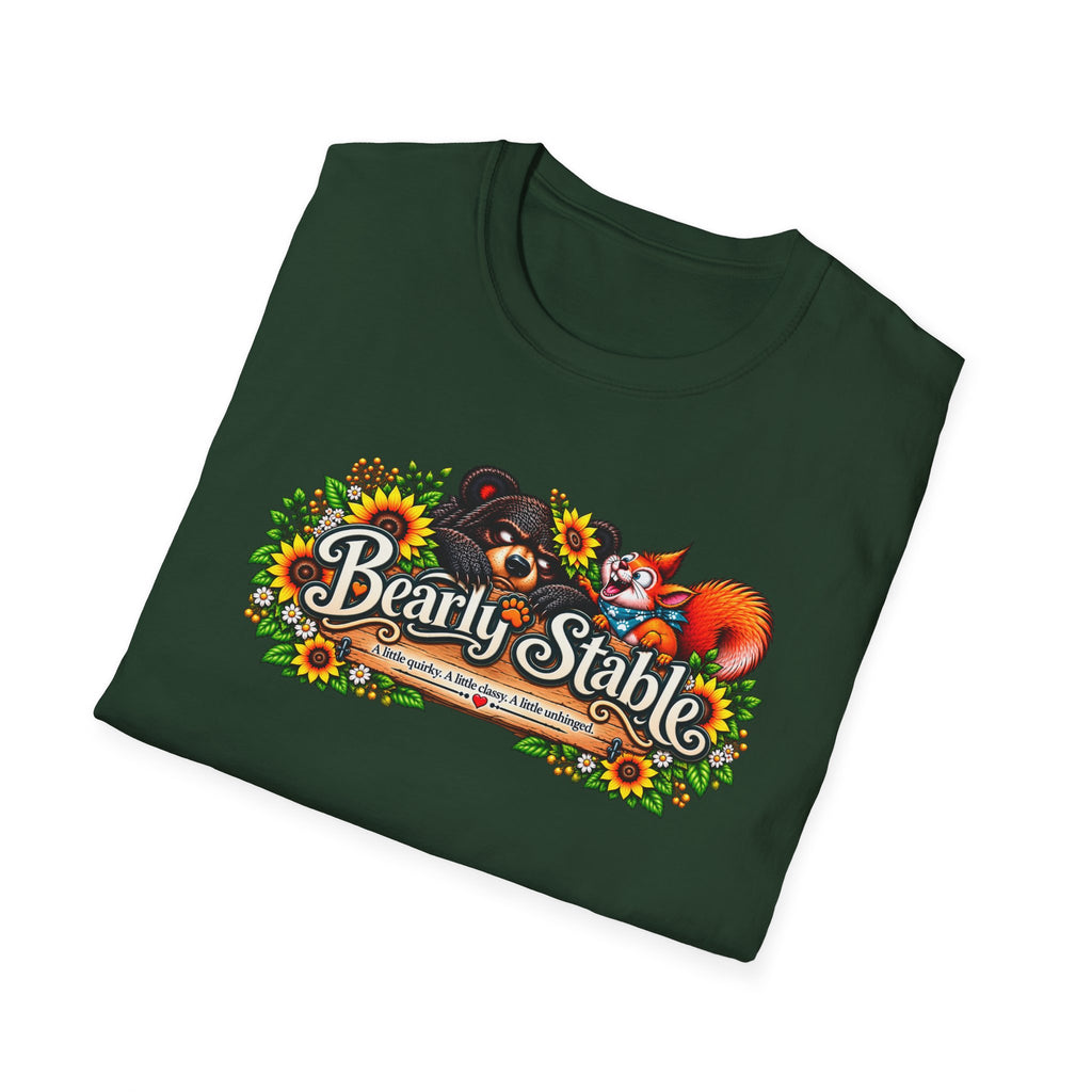 Bearly Stable Floral Graphic Tee