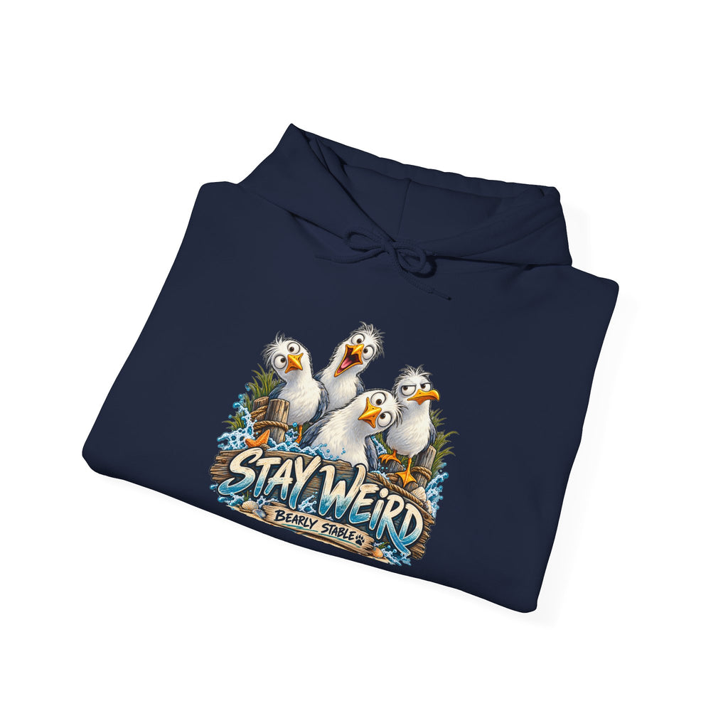 Stay Weird Seagull Hoodie