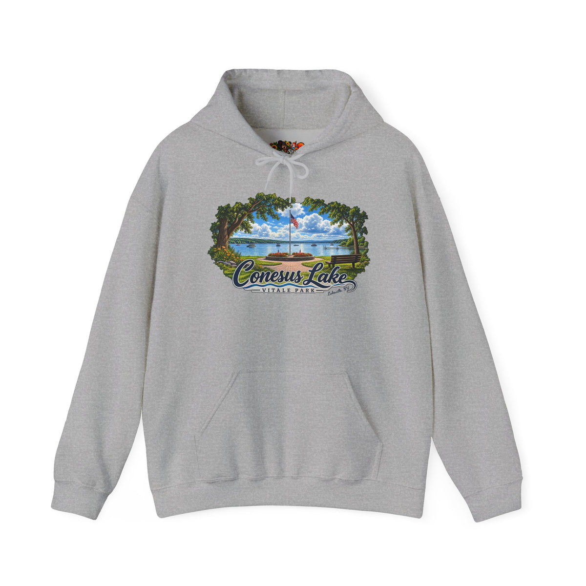 Conesus Lake Scenic Hoodie