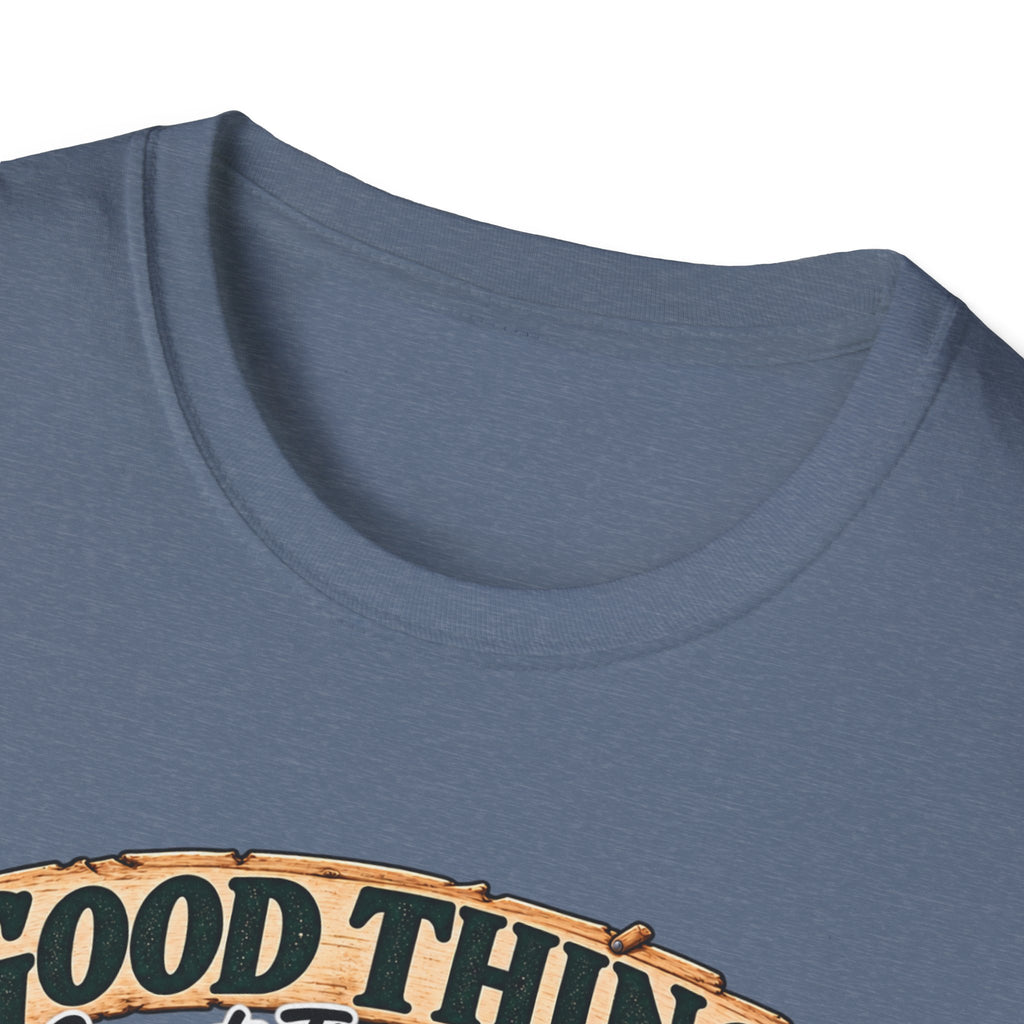 Fishing T-Shirt — "Good Things Come to Those Who Bait" Vintage Angler Tee