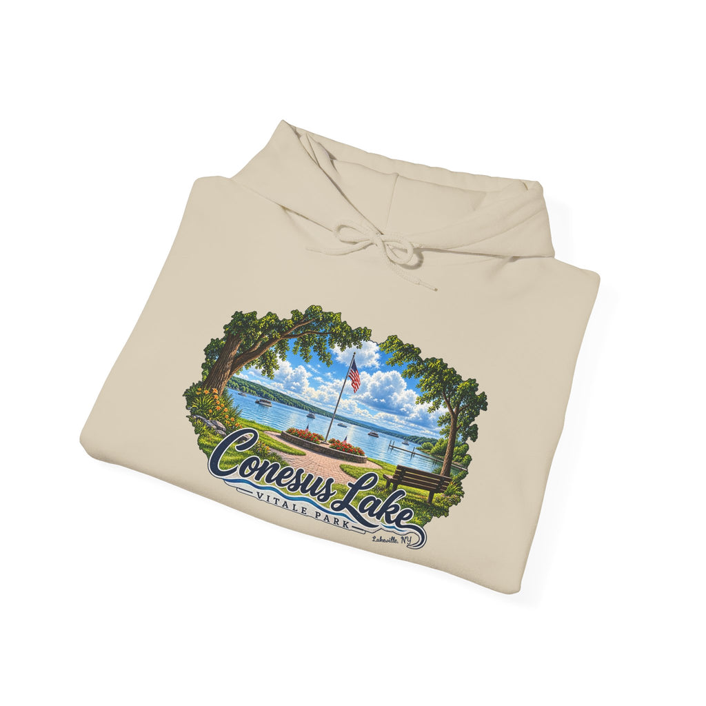 Conesus Lake Scenic Hoodie