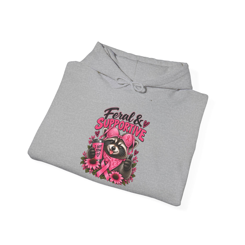 Feral & Supportive Raccoon Hoodie