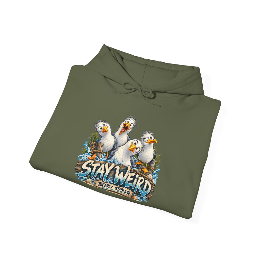 Stay Weird Seagull Hoodie