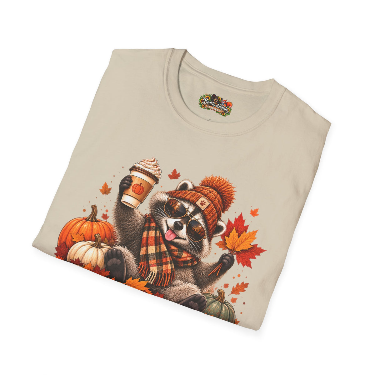 'Tis the Season Raccoon Fall Graphic Tee