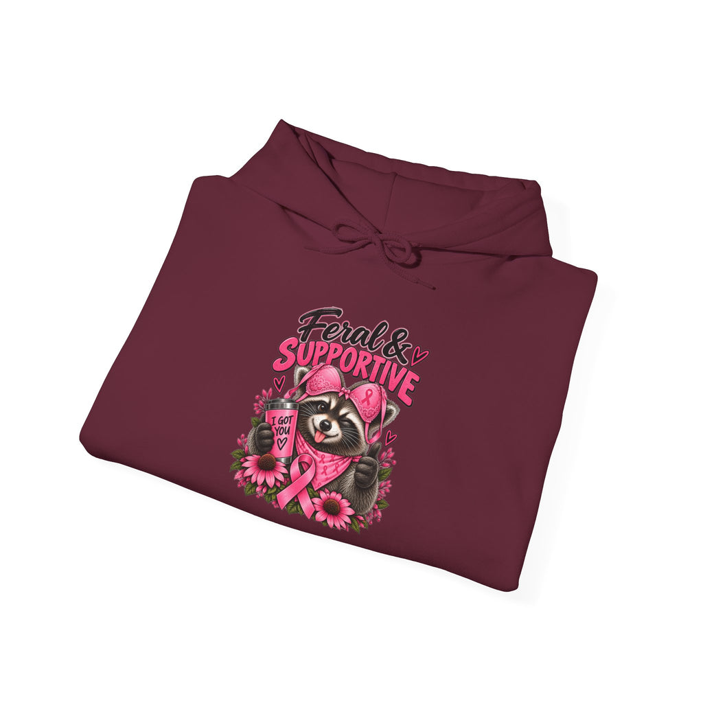 Feral & Supportive Raccoon Hoodie