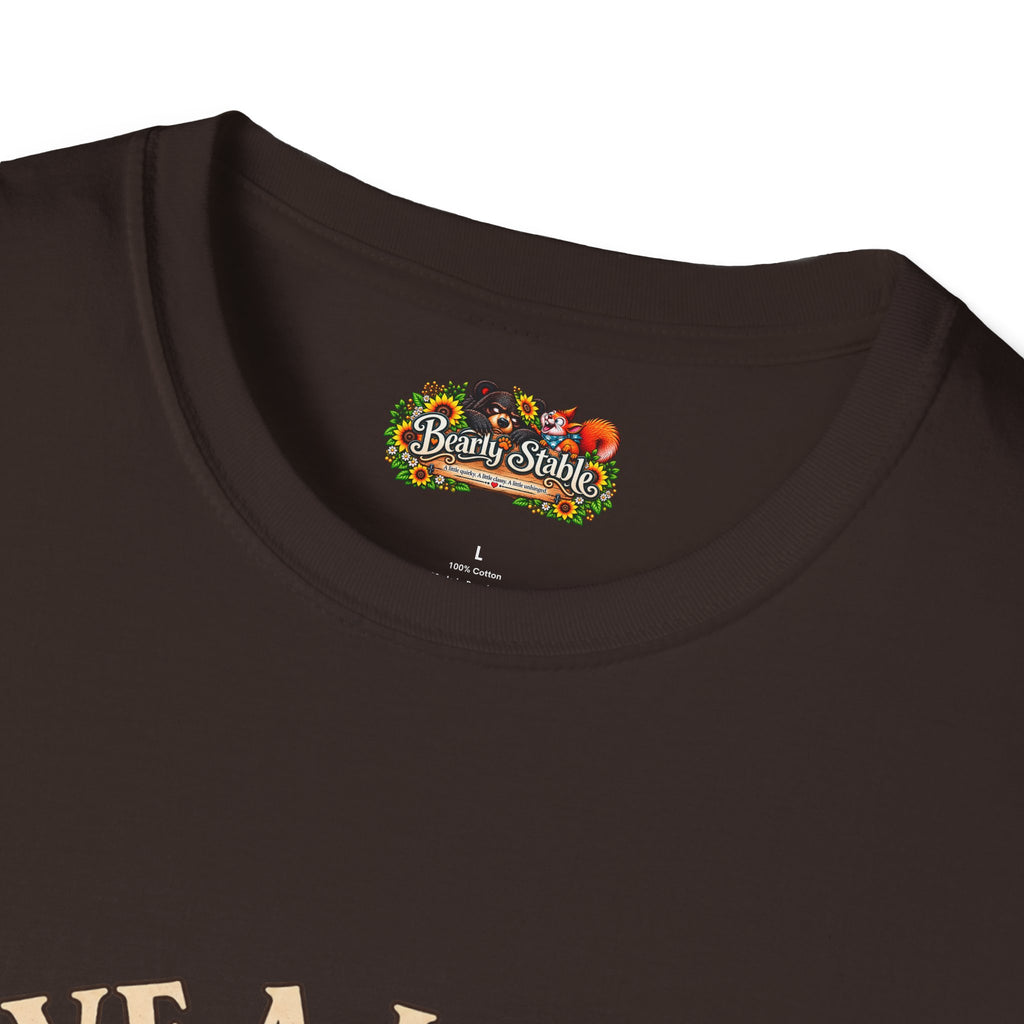 Live a Little Laugh Often Find More Shells T-Shirt – Beachy Seashell Retro Tee