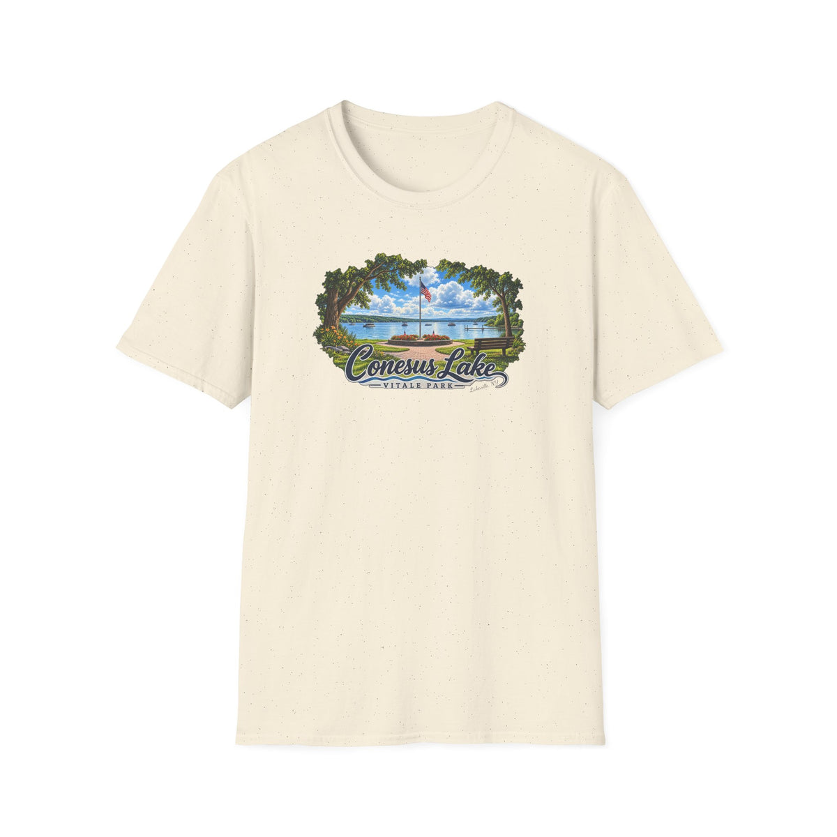 Conesus Lake Vintage Scenic T-Shirt