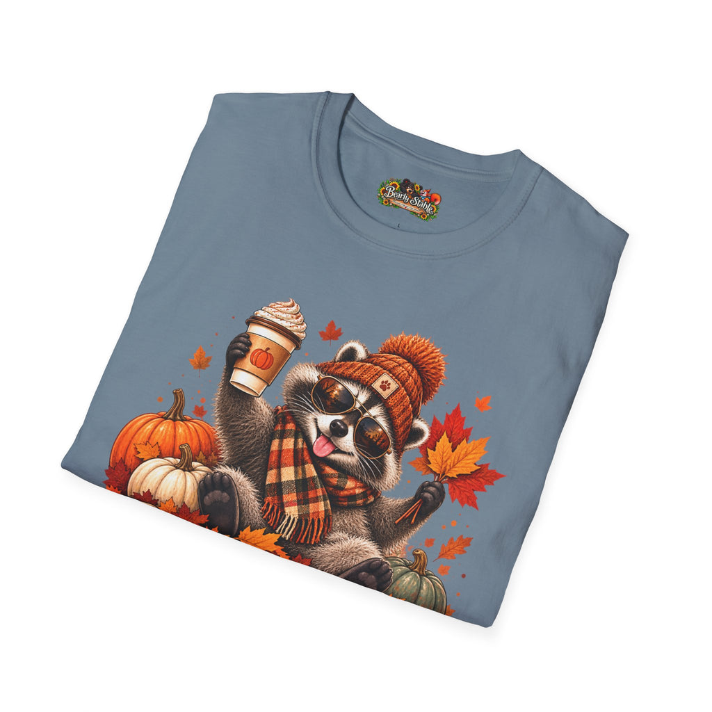'Tis the Season Raccoon Fall Graphic Tee